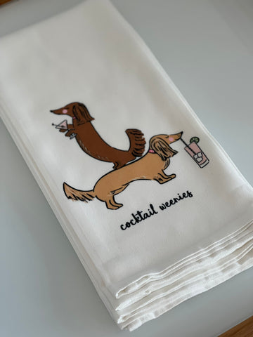 Cocktail Weenies Kitchen Towel